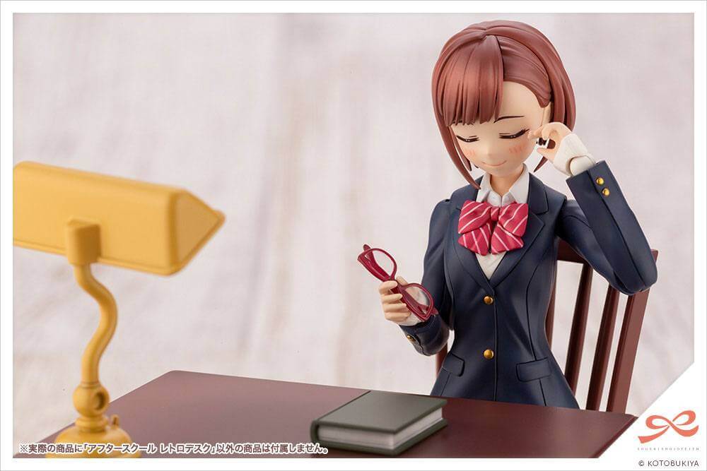 Sousai Shojo Teien Model Kit Accessory Set 1/10 After School Retro Desk 9cm - Action Figures - Kotobukiya - Hobby Figures UK