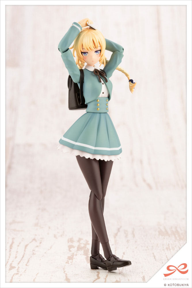 Sousai Shojo Teien Plastic Model Kit 1/10 Ritsuka Saeki St. Iris Gauken Girls' High School Winter Clothes 16cm - Model Kit - Kotobukiya - Hobby Figures UK
