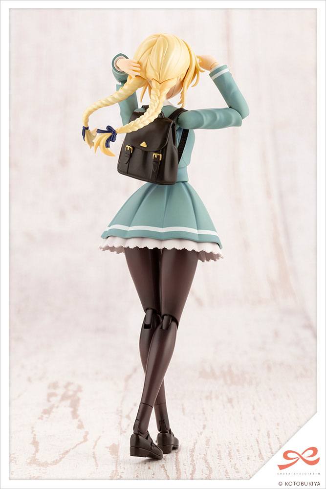 Sousai Shojo Teien Plastic Model Kit 1/10 Ritsuka Saeki St. Iris Gauken Girls' High School Winter Clothes 16cm - Model Kit - Kotobukiya - Hobby Figures UK