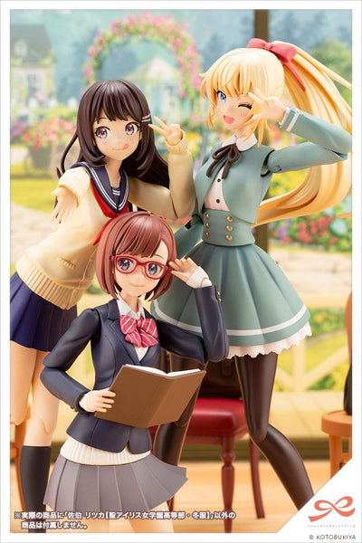 Sousai Shojo Teien Plastic Model Kit 1/10 Ritsuka Saeki St. Iris Gauken Girls' High School Winter Clothes 16cm - Model Kit - Kotobukiya - Hobby Figures UK
