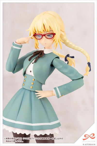 Sousai Shojo Teien Plastic Model Kit 1/10 Ritsuka Saeki St. Iris Gauken Girls' High School Winter Clothes 16cm - Model Kit - Kotobukiya - Hobby Figures UK