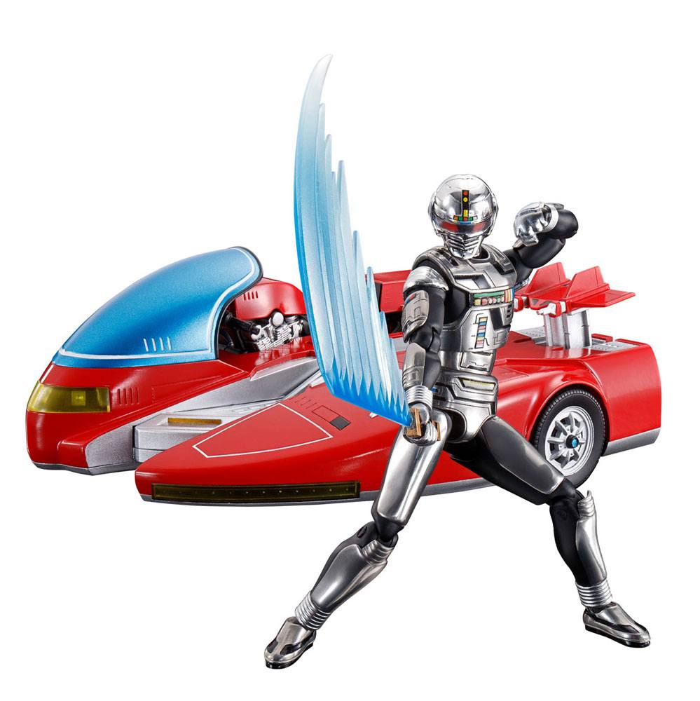 Space Sheriff Gavan Chogokin Diecast Action Figure Space Sheriff Gavan & Sybarian 10cm - Action Figures - Bandai Tamashii Nations - Hobby Figures UK