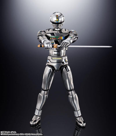 Space Sheriff Gavan Chogokin Diecast Action Figure Space Sheriff Gavan & Sybarian 10cm - Action Figures - Bandai Tamashii Nations - Hobby Figures UK