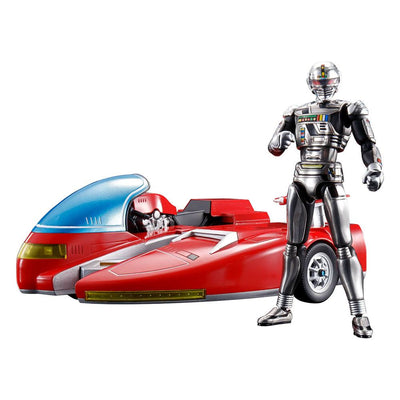 Space Sheriff Gavan Chogokin Diecast Action Figure Space Sheriff Gavan & Sybarian 10cm - Action Figures - Bandai Tamashii Nations - Hobby Figures UK
