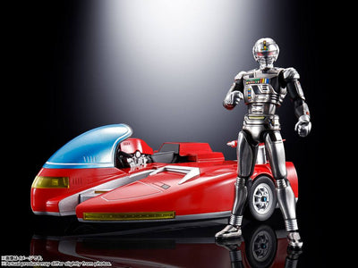 Space Sheriff Gavan Chogokin Diecast Action Figure Space Sheriff Gavan & Sybarian 10cm - Action Figures - Bandai Tamashii Nations - Hobby Figures UK