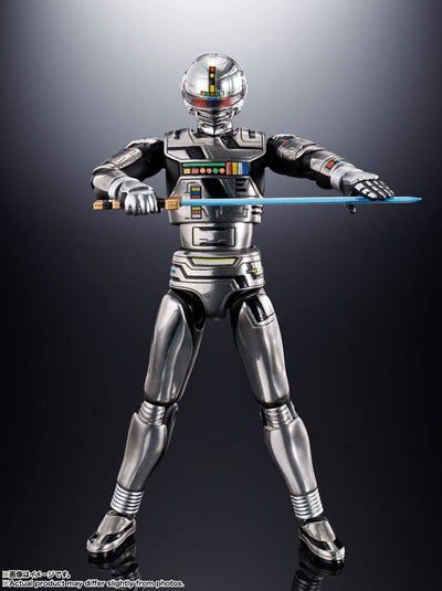 Space Sheriff Gavan Chogokin Diecast Action Figure Space Sheriff Gavan & Sybarian 10cm - Action Figures - Bandai Tamashii Nations - Hobby Figures UK