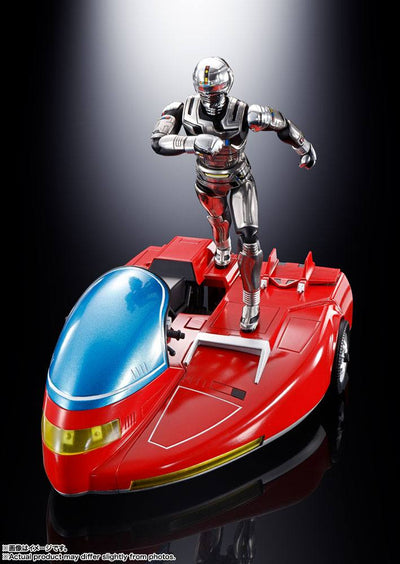 Space Sheriff Gavan Chogokin Diecast Action Figure Space Sheriff Gavan & Sybarian 10cm - Action Figures - Bandai Tamashii Nations - Hobby Figures UK