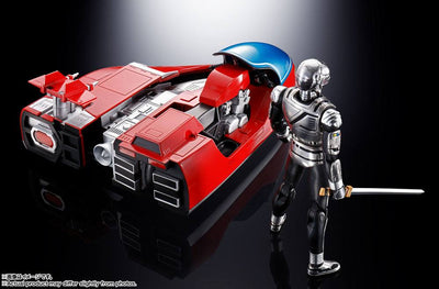 Space Sheriff Gavan Chogokin Diecast Action Figure Space Sheriff Gavan & Sybarian 10cm - Action Figures - Bandai Tamashii Nations - Hobby Figures UK