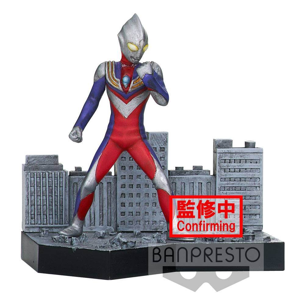 Ultraman Tiga Special Effects Stagement #44 PVC Statue Ultraman Tiga 5cm - Scale Statue - Banpresto - Hobby Figures UK