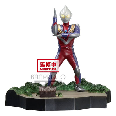 Ultraman Tiga Special Effects Stagement #49 The Ultra Star PVC Statue Ultraman Tiga Multi Type 6cm - Scale Statue - Banpresto - Hobby Figures UK