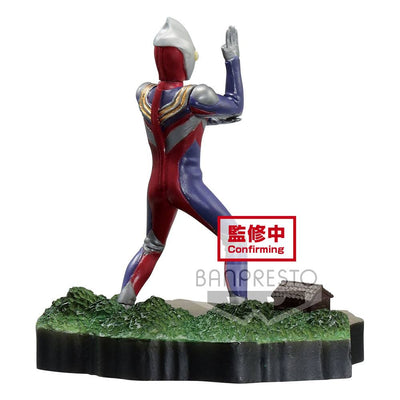Ultraman Tiga Special Effects Stagement #49 The Ultra Star PVC Statue Ultraman Tiga Multi Type 6cm - Scale Statue - Banpresto - Hobby Figures UK