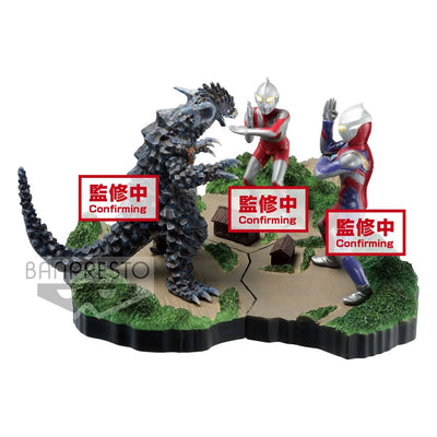 Ultraman Tiga Special Effects Stagement #49 The Ultra Star PVC Statue Ultraman Tiga Multi Type 6cm - Scale Statue - Banpresto - Hobby Figures UK