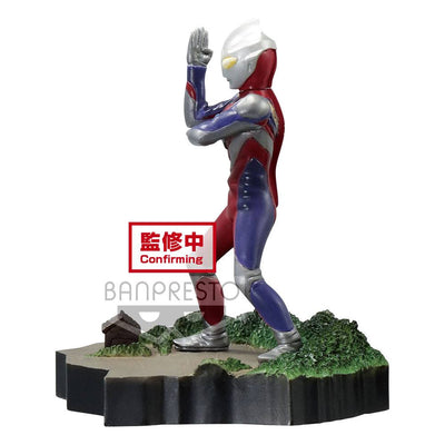 Ultraman Tiga Special Effects Stagement #49 The Ultra Star PVC Statue Ultraman Tiga Multi Type 6cm - Scale Statue - Banpresto - Hobby Figures UK