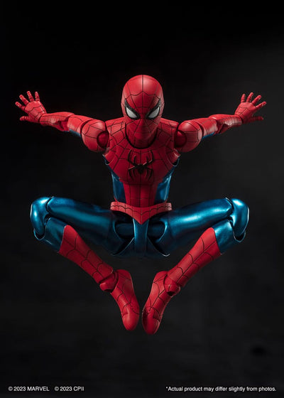 Spider-Man: No Way Home S.H. Figuarts Action Figure Spider-Man (New Red & Blue Suit) 15cm - Action Figures - Bandai Tamashii Nations - Hobby Figures UK