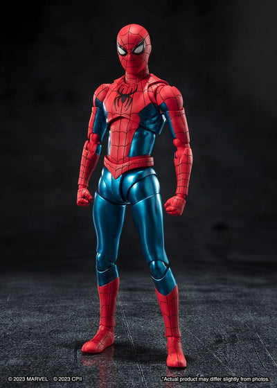 Spider-Man: No Way Home S.H. Figuarts Action Figure Spider-Man (New Red & Blue Suit) 15cm - Action Figures - Bandai Tamashii Nations - Hobby Figures UK