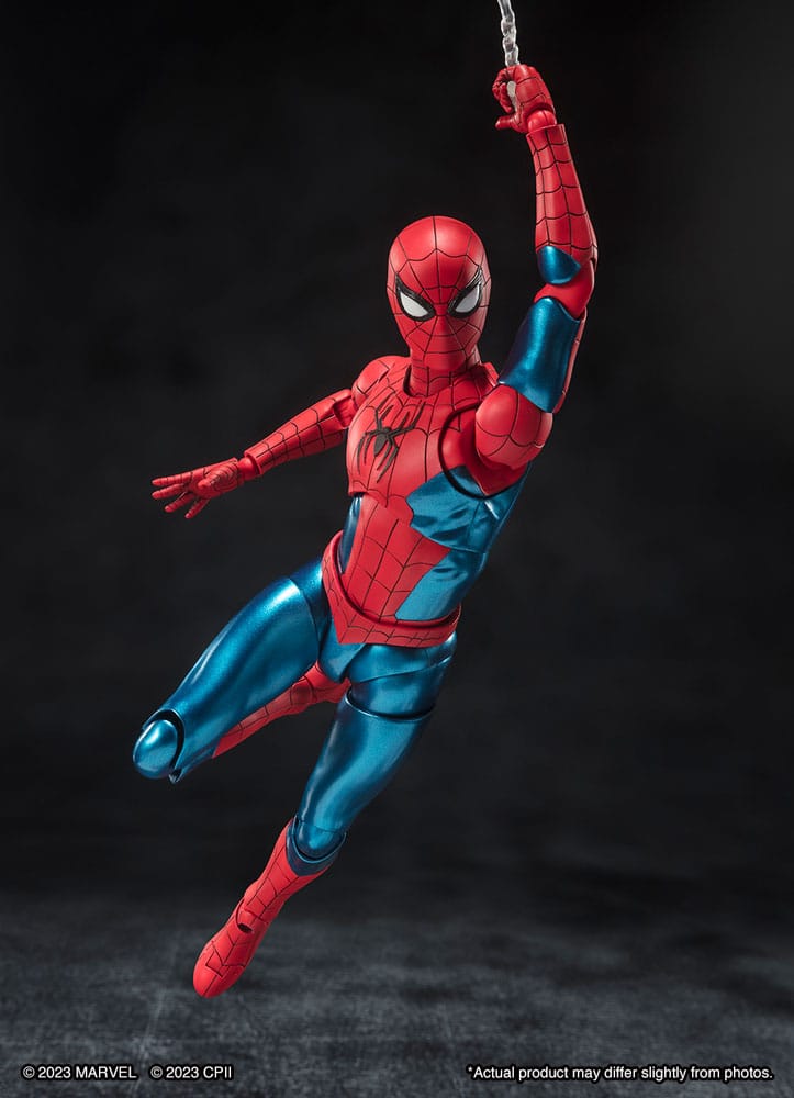 Spider-Man: No Way Home S.H. Figuarts Action Figure Spider-Man (New Red & Blue Suit) 15cm - Action Figures - Bandai Tamashii Nations - Hobby Figures UK