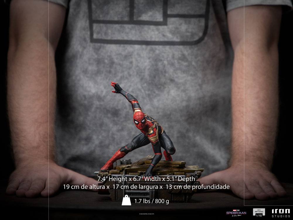 Spider-Man: No Way Home BDS Art Scale Deluxe Statue 1/10 Spider-Man Peter #1 19cm - Scale Statue - Iron Studios - Hobby Figures UK