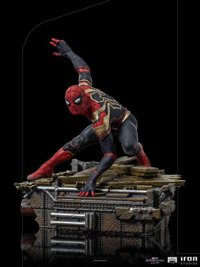 Spider-Man: No Way Home BDS Art Scale Deluxe Statue 1/10 Spider-Man Peter #1 19cm - Scale Statue - Iron Studios - Hobby Figures UK
