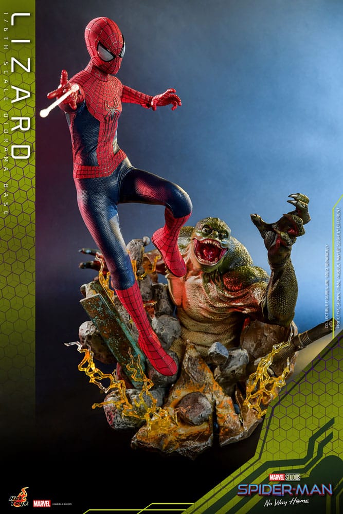 Spider-Man: No Way Home Diorama Base 1/6 Lizard - Action Figures - Hot Toys - Hobby Figures UK