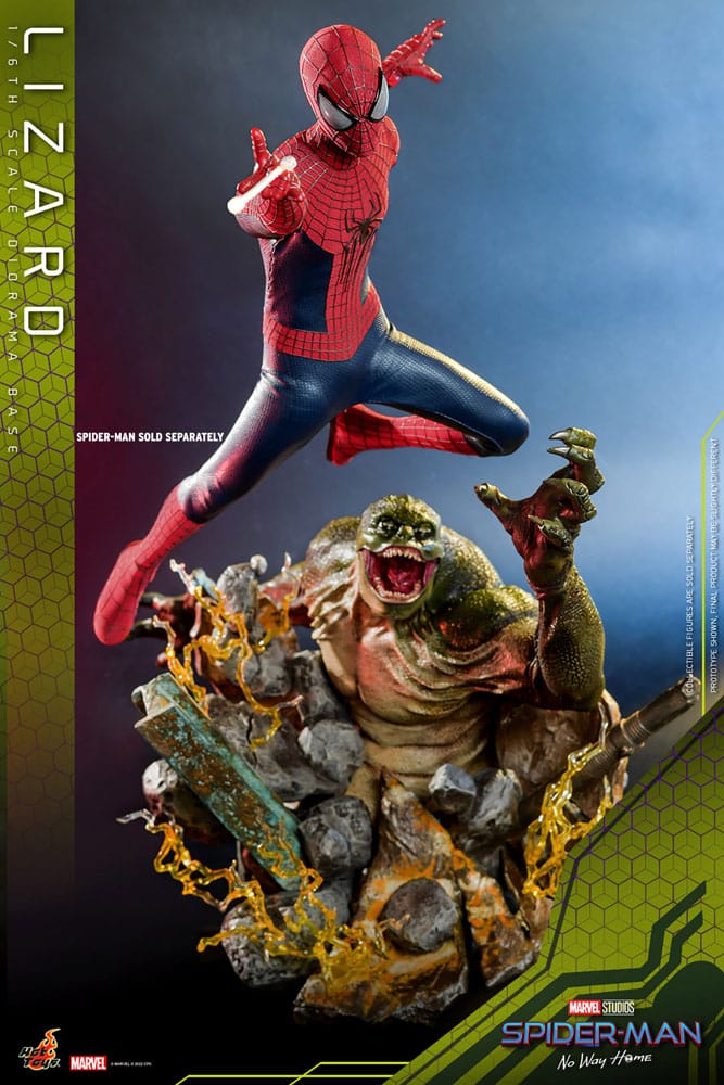 Spider-Man: No Way Home Diorama Base 1/6 Lizard - Action Figures - Hot Toys - Hobby Figures UK