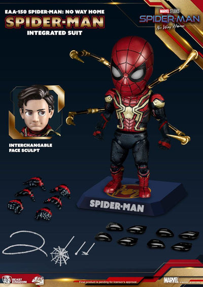 Spider-Man: No Way Home Egg Attack Action Figure Spider-Man Integrated Suit 17cm - Action Figures - Beast Kingdom Toys - Hobby Figures UK
