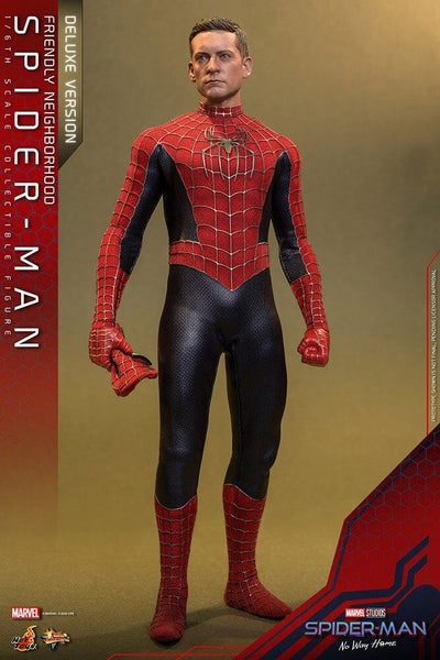 Spider-Man: No Way Home Movie Masterpiece Action Figure 1/6 Friendly Neighborhood Spider-Man (Deluxe Version) 30cm - Action Figures - Hot Toys - Hobby Figures UK