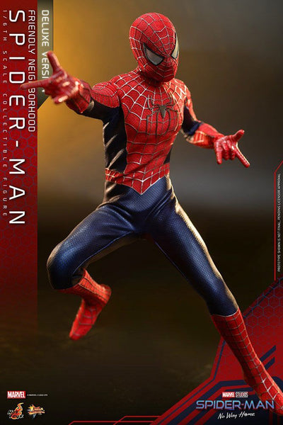 Spider-Man: No Way Home Movie Masterpiece Action Figure 1/6 Friendly Neighborhood Spider-Man (Deluxe Version) 30cm - Action Figures - Hot Toys - Hobby Figures UK