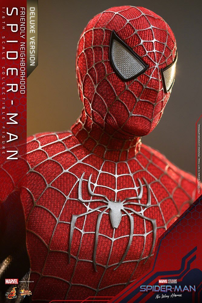 Spider-Man: No Way Home Movie Masterpiece Action Figure 1/6 Friendly Neighborhood Spider-Man (Deluxe Version) 30cm - Action Figures - Hot Toys - Hobby Figures UK