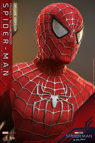 Spider-Man: No Way Home Movie Masterpiece Action Figure 1/6 Friendly Neighborhood Spider-Man (Deluxe Version) 30cm - Action Figures - Hot Toys - Hobby Figures UK