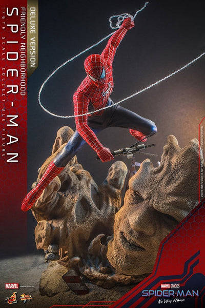 Spider-Man: No Way Home Movie Masterpiece Action Figure 1/6 Friendly Neighborhood Spider-Man (Deluxe Version) 30cm - Action Figures - Hot Toys - Hobby Figures UK