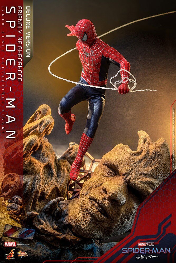 Spider-Man: No Way Home Movie Masterpiece Action Figure 1/6 Friendly Neighborhood Spider-Man (Deluxe Version) 30cm - Action Figures - Hot Toys - Hobby Figures UK