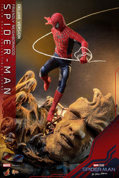 Spider-Man: No Way Home Movie Masterpiece Action Figure 1/6 Friendly Neighborhood Spider-Man (Deluxe Version) 30cm - Action Figures - Hot Toys - Hobby Figures UK
