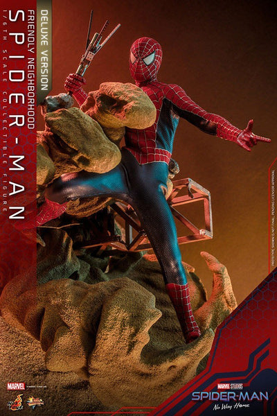 Spider-Man: No Way Home Movie Masterpiece Action Figure 1/6 Friendly Neighborhood Spider-Man (Deluxe Version) 30cm - Action Figures - Hot Toys - Hobby Figures UK