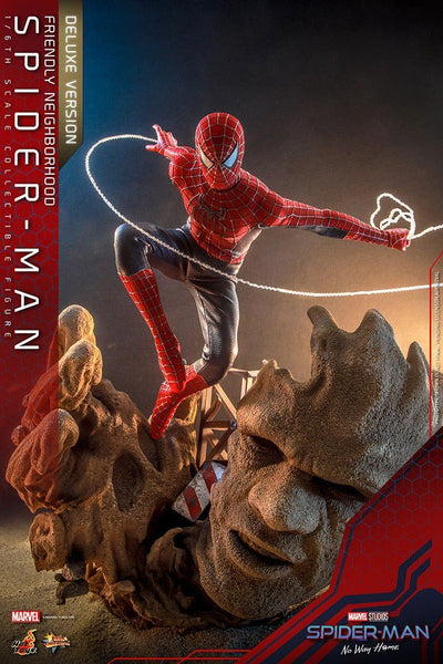 Spider-Man: No Way Home Movie Masterpiece Action Figure 1/6 Friendly Neighborhood Spider-Man (Deluxe Version) 30cm - Action Figures - Hot Toys - Hobby Figures UK