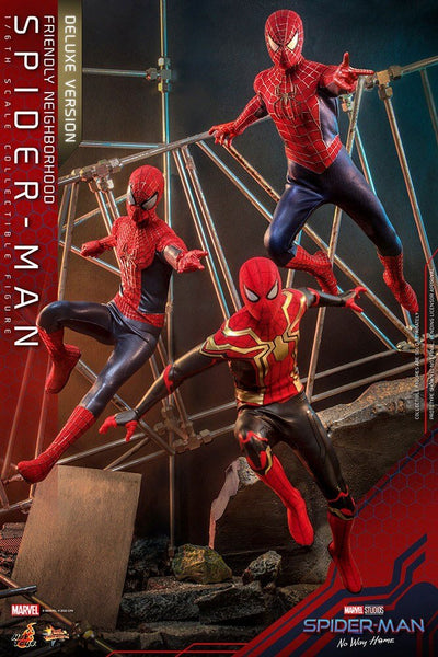 Spider-Man: No Way Home Movie Masterpiece Action Figure 1/6 Friendly Neighborhood Spider-Man (Deluxe Version) 30cm - Action Figures - Hot Toys - Hobby Figures UK
