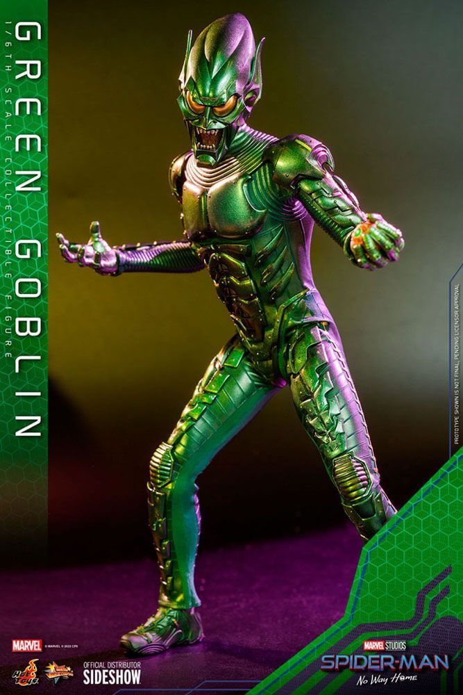 Spider-Man: No Way Home Movie Masterpiece Action Figure 1/6 Green Goblin 30cm - Action Figures - Hot Toys - Hobby Figures UK