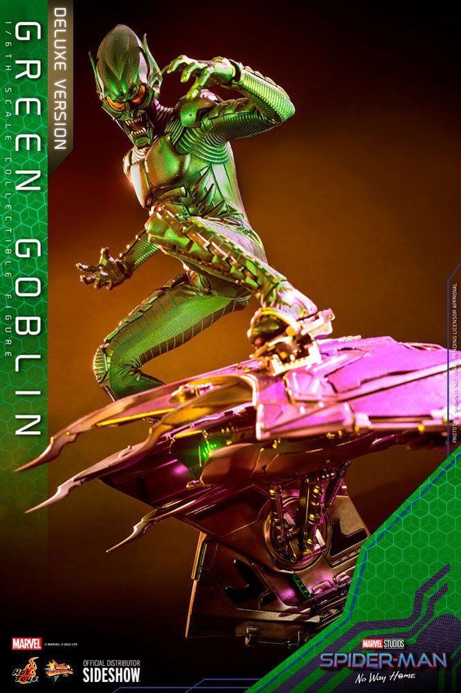 Spider-Man: No Way Home Movie Masterpiece Action Figure 1/6 Green Goblin (Deluxe Version) 30cm - Action Figures - Hot Toys - Hobby Figures UK