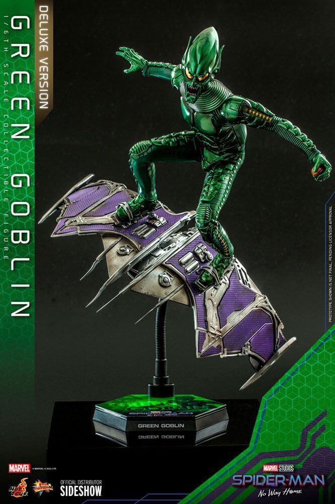 New Goblin フィギュア 約30cm Spider-Man: No Way Home Movie Masterpiece Action Figure 1/6 Green