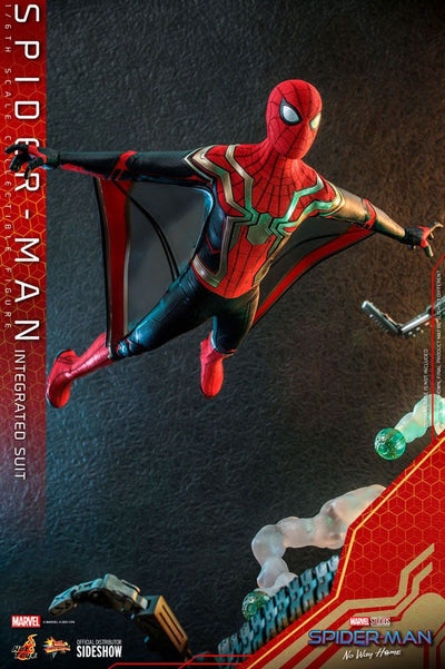 Spider-Man: No Way Home Movie Masterpiece Action Figure 1/6 Spider-Man (Integrated Suit) 29cm - Action Figures - Hot Toys - Hobby Figures UK