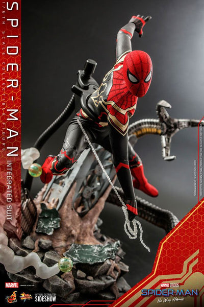 Spider-Man: No Way Home Movie Masterpiece Action Figure 1/6 Spider-Man (Integrated Suit) 29cm - Action Figures - Hot Toys - Hobby Figures UK