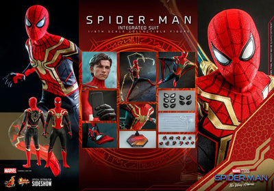 Spider-Man: No Way Home Movie Masterpiece Action Figure 1/6 Spider-Man (Integrated Suit) 29cm - Action Figures - Hot Toys - Hobby Figures UK