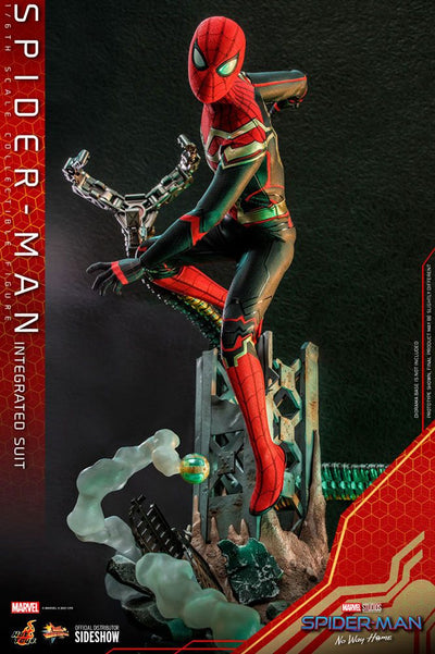 Spider-Man: No Way Home Movie Masterpiece Action Figure 1/6 Spider-Man (Integrated Suit) 29cm - Action Figures - Hot Toys - Hobby Figures UK