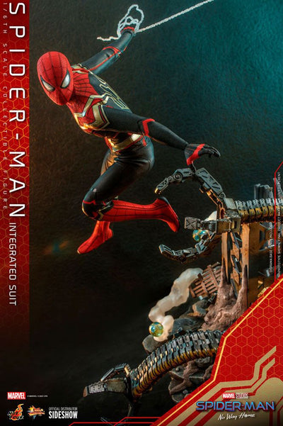 Spider-Man: No Way Home Movie Masterpiece Action Figure 1/6 Spider-Man (Integrated Suit) 29cm - Action Figures - Hot Toys - Hobby Figures UK