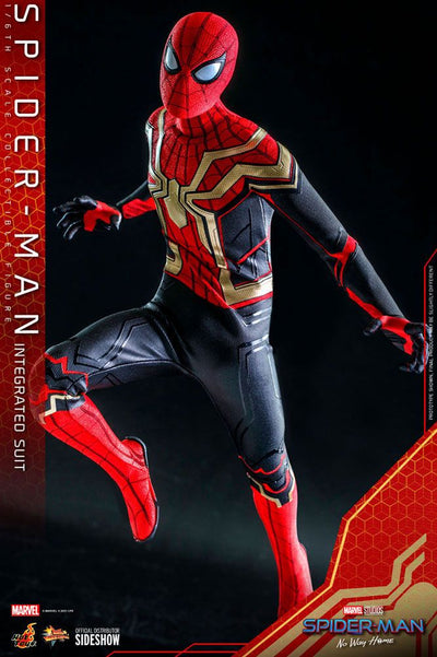 Spider-Man: No Way Home Movie Masterpiece Action Figure 1/6 Spider-Man (Integrated Suit) 29cm - Action Figures - Hot Toys - Hobby Figures UK