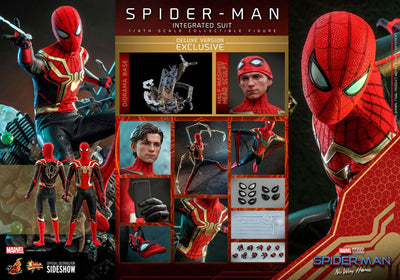 Spider-Man: No Way Home Movie Masterpiece Action Figure 1/6 Spider-Man (Integrated Suit) Deluxe Ver. 29cm - Action Figures - Hot Toys - Hobby Figures UK