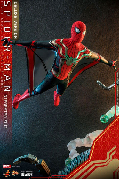 Spider-Man: No Way Home Movie Masterpiece Action Figure 1/6 Spider-Man (Integrated Suit) Deluxe Ver. 29cm - Action Figures - Hot Toys - Hobby Figures UK