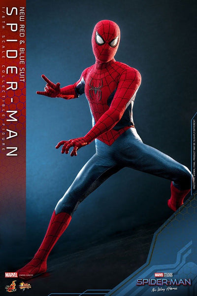 Spider-Man: No Way Home Movie Masterpiece Action Figure 1/6 Spider-Man (New Red and Blue Suit) 28cm - Action Figures - Hot Toys - Hobby Figures UK