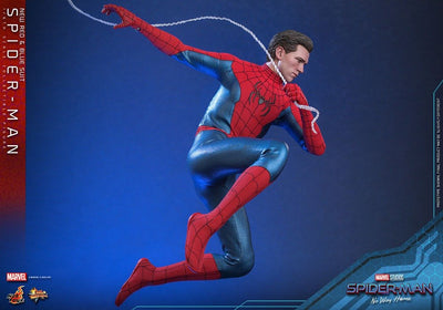 Spider-Man: No Way Home Movie Masterpiece Action Figure 1/6 Spider-Man (New Red and Blue Suit) 28cm - Action Figures - Hot Toys - Hobby Figures UK