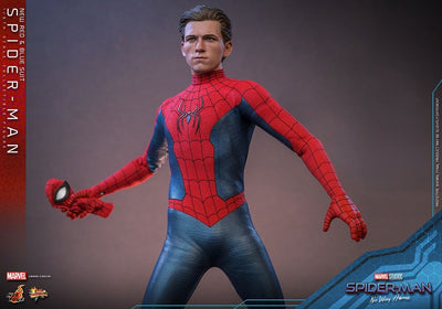 Spider-Man: No Way Home Movie Masterpiece Action Figure 1/6 Spider-Man (New Red and Blue Suit) 28cm - Action Figures - Hot Toys - Hobby Figures UK