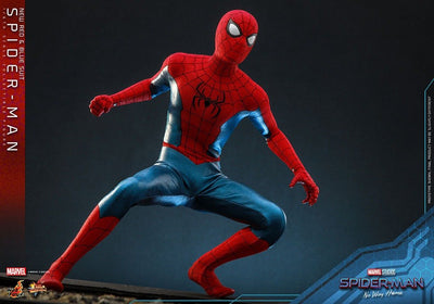 Spider-Man: No Way Home Movie Masterpiece Action Figure 1/6 Spider-Man (New Red and Blue Suit) 28cm - Action Figures - Hot Toys - Hobby Figures UK